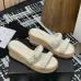 17Chanel shoes for Women's Chanel slippers Black/White #A47911