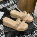 9Chanel shoes for Women's Chanel slippers Black/White #A47911
