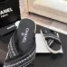 12Chanel shoes for Women's Chanel slippers Black/White/Blue #A47888