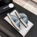 7Chanel shoes for Women's Chanel slippers Black/White/Blue #A47888