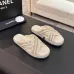 1Chanel shoes for Women's Chanel slippers Black/White/Blue #A47888