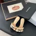 6Chanel shoes for Women's Chanel slippers Black/White/Pink #A47899