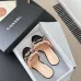 11Chanel shoes for Women's Chanel slippers Black/White/Pink #A47899