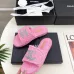 10Chanel shoes for Women's Chanel slippers Black/White/Pink/Brown #A47867