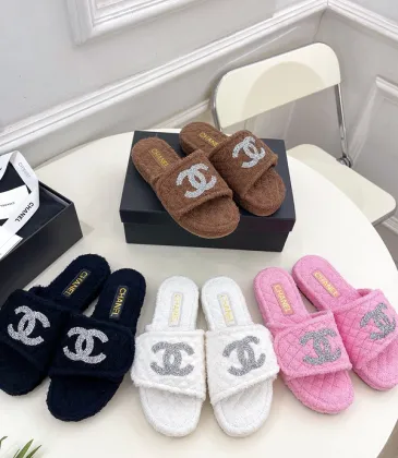 Chanel shoes for Women's Chanel slippers Black/White/Pink/Brown #A47867