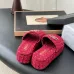 15Chanel shoes for Women's Chanel slippers Black/White/Red #A47908