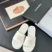 21Chanel shoes for Women's Chanel slippers Black/White/Red #A47908