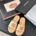 31Chanel shoes for Women's Chanel slippers Black/White/Red #A47908