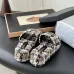 10Chanel shoes for Women's Chanel slippers Black/White/Red #A47908