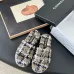 11Chanel shoes for Women's Chanel slippers Black/White/Red #A47908