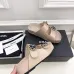 5Chanel shoes for Women's Chanel slippers Camellia Apricot #A48711