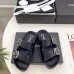 1Chanel shoes for Women's Chanel slippers Camellia Black #A48713