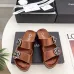 1Chanel shoes for Women's Chanel slippers Camellia Brown #A48708