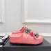 5Chanel shoes for Women's Chanel slippers Camellia Pink #A48710