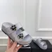 3Chanel shoes for Women's Chanel slippers Camellia Silver #A48709