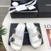 1Chanel shoes for Women's Chanel slippers Camellia White #A48712