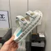 21Chanel shoes for Women's Chanel slippers Crochet Fashion White/Black/Pink/Green/Blue #A48695