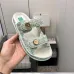 3Chanel shoes for Women's Chanel slippers Crochet Fashion White/Black/Pink/Green/Blue #A48695