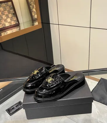 Chanel shoes for Women's Chanel slippers Moccasins Lambskin Fashion #A48707