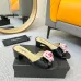 11Chanel shoes for Women's Chanel slippers White/Pink/Black/Brown #A47831