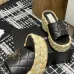 17Chanel shoes for Women's Chanel slippers Yellow/Black/White #A47907