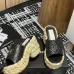 19Chanel shoes for Women's Chanel slippers Yellow/Black/White #A47907