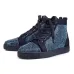 152020 Christian Louboutin red bottoms men women fashion luxury designer shoes spike high top sneakers black white bred grey leather suede flats casual shoe #9874153