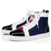 162020 Christian Louboutin red bottoms men women fashion luxury designer shoes spike high top sneakers black white bred grey leather suede flats casual shoe #9874153
