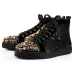 112020 Christian Louboutin red bottoms men women fashion luxury designer shoes spike high top sneakers black white bred grey leather suede flats casual shoe #9874153