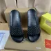 3Christian Louboutin CL Men Women's Slippers Black/White #A51692