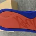 5Christian Louboutin Louis Flat Veau Velours Electric Blue High Top Men Sneaker #9120854