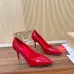 11Christian Louboutin Shoes for Women's CL Pumps Black/White/Red #A47869