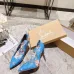 7Christian Louboutin Shoes for Women's CL Pumps Blue/Black #A47879
