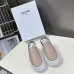 1CELINE BLOCK WEDGE MULE IN CALFSKIN AND TEXTILE WITH CELINE JACQUARD #A48952