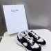 1Celine Runner Leather Sneaker Black/White for Women #A48161