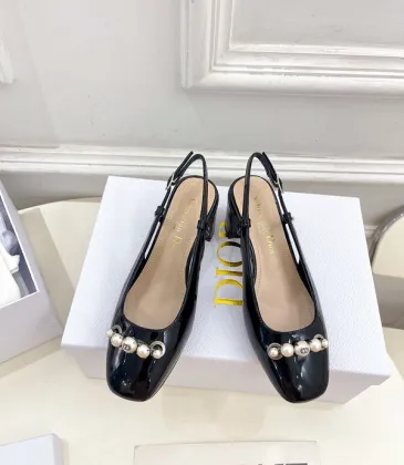 Dior Shoes for women High heel sandals Pairs Black #A48723
