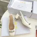 4Dior Shoes for women High heel sandals Pairs White #A48722