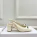 5Dior Shoes for women High heel sandals Pairs White #A48722