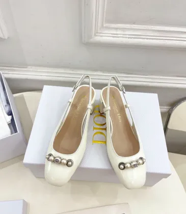 Dior Shoes for women High heel sandals Pairs White #A48722