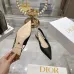 7Dior Shoes Dior pointed toe flat high heel sandals #A53177
