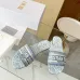 4Dior Shoes for Dior Slippers for women Dway Embroidered Cotton Chrstian #A48923