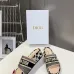 5Dior Shoes for women Embroidered Christian Platform Slippers #A48950