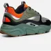 3Dior B22 Orange Olive Black Trainer #A51423