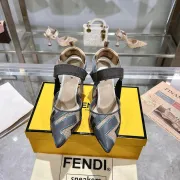 Fendi Women's Colibri 55MM/85MM Embellished Leather Slingback Pumps #A49029