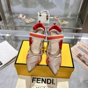 Fendi Women's Colibri 55MM/85MM Embellished Leather Slingback Pumps #A49030