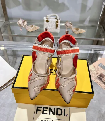 Fendi Women's Colibri 55MM/85MM Embellished Leather Slingback Pumps #A49030