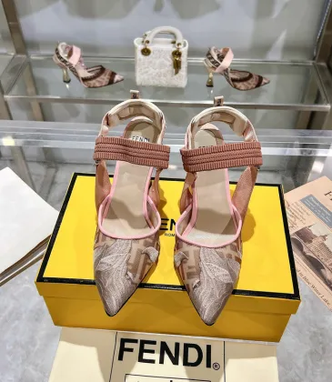 Fendi Women's Colibri 55MM/85MM Embellished Leather Slingback Pumps #A49031