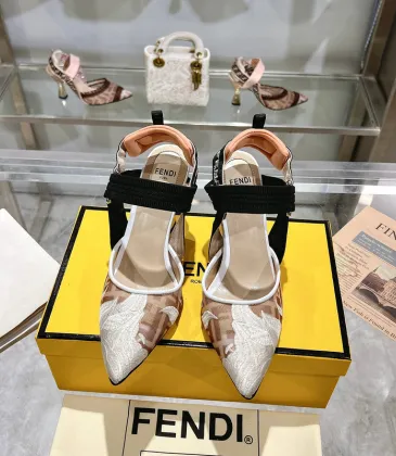 Fendi Women's Colibri 55MM/85MM Embellished Leather Slingback Pumps #A49032