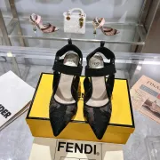 Fendi Women's Colibri 55MM/85MM Embellished Leather Slingback Pumps #A49033
