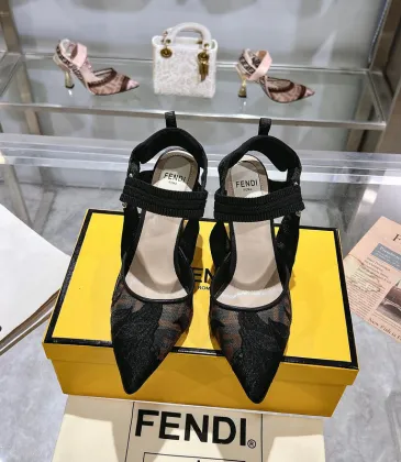 Fendi Women's Colibri 55MM/85MM Embellished Leather Slingback Pumps #A49033